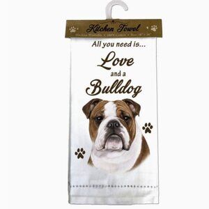 Bulldog- Kitchen towel- E&S PETS GIFT